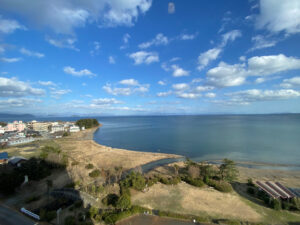 サンブリッジホテルの部屋からの眺め