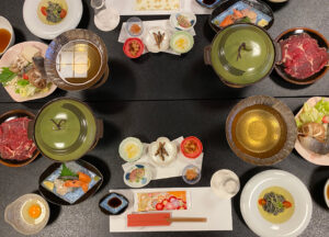 マキノ　温泉　八王子荘の晩御飯