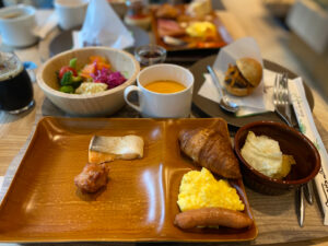 京王プレリアホテルの朝食