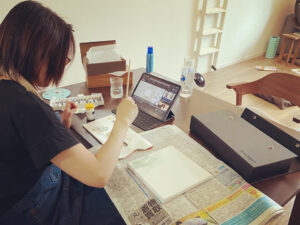 tomoと猫のチロルさんのアート教材