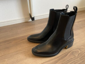 ZARA2022秋物サイドゴアブーツ