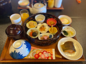 マキノの温泉宿八王子荘の朝ごはん