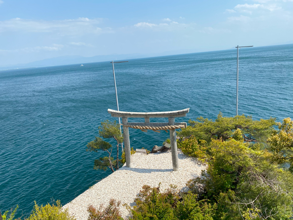 竹生島の美しい景色