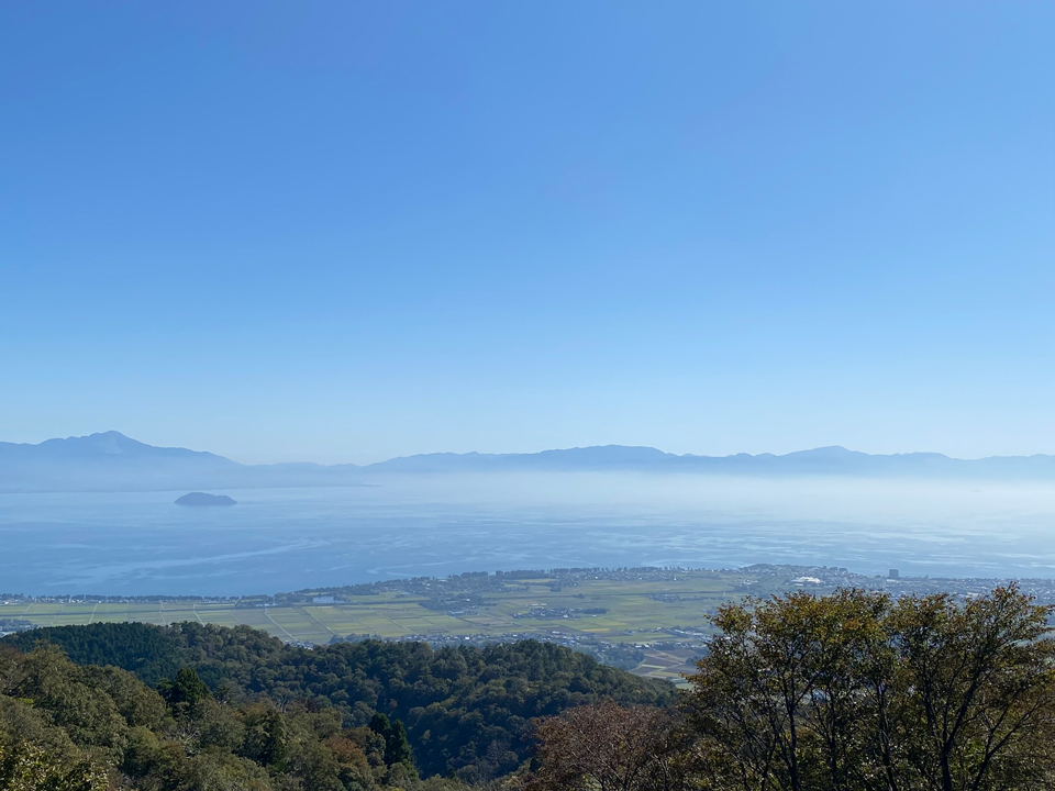 びわこ箱館山からの景色